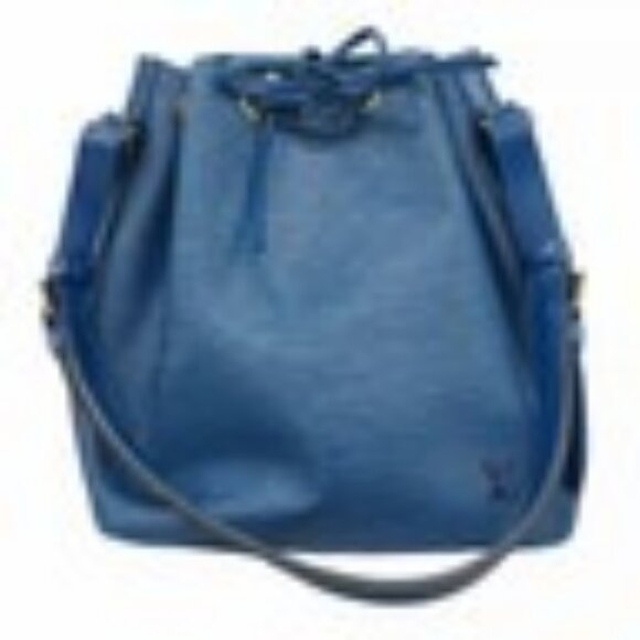 LOUIS VUITTON Epi Petit Noe Shoulder Bag Blue M44105 LV Auth 136874 - Picture 1 of 16